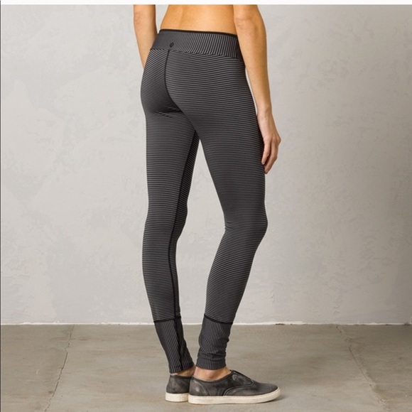 PrAna sapphire striped leggings - Picture 1 of 8